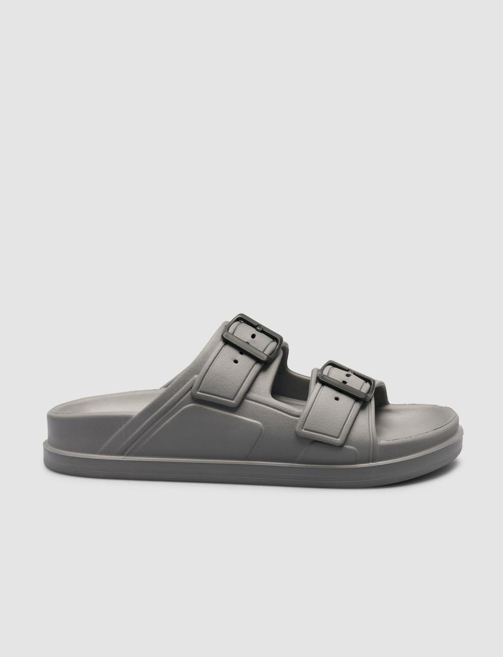 Capri Premium Double Buckle Smoked Eva Men's Slippers