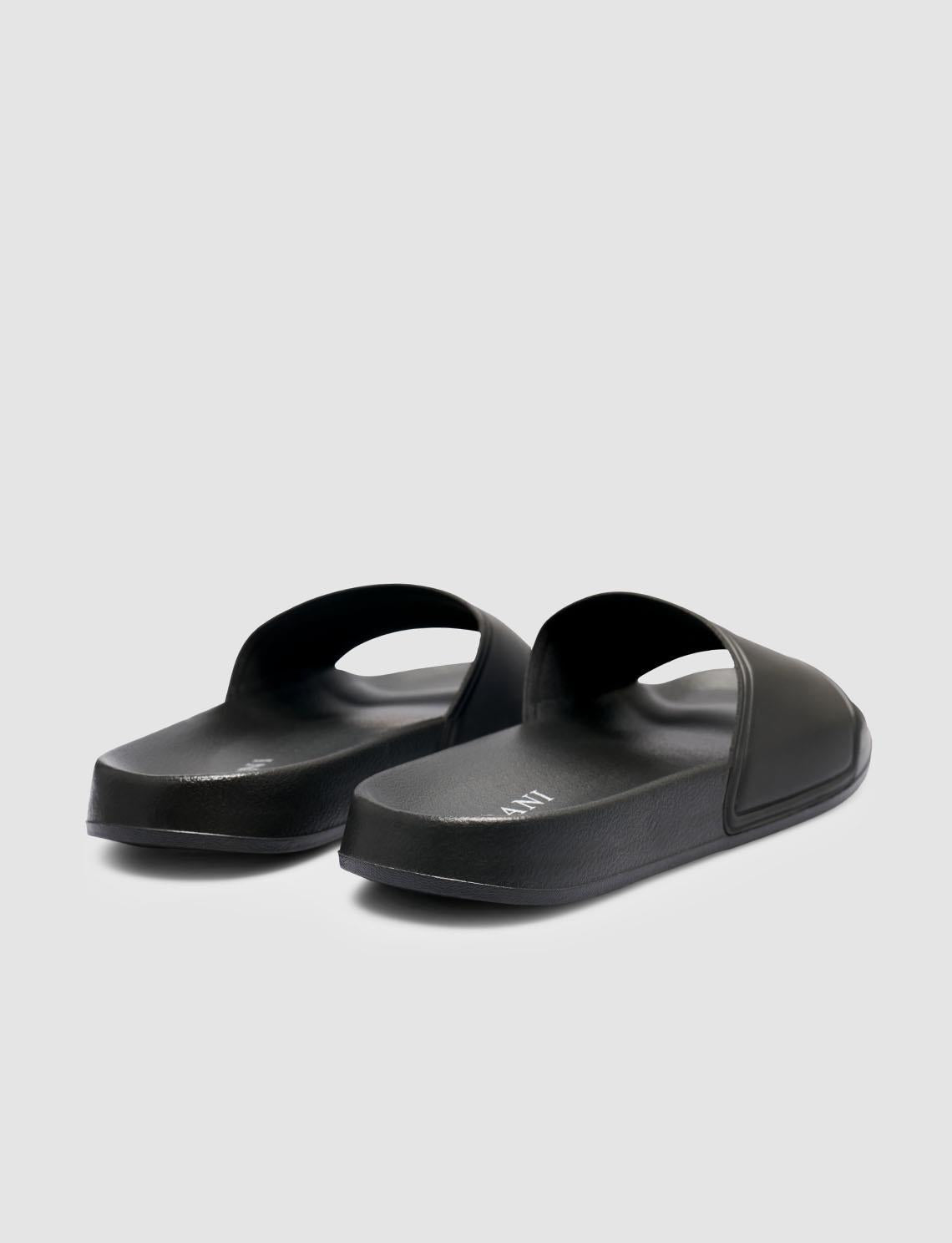 Premium Black Eva Men's Beach Slippers