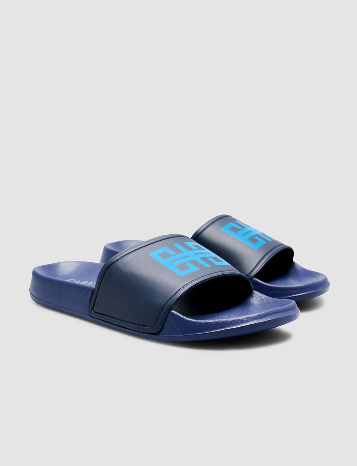 Premium Navy Blue Eva Men's Beach Slippers