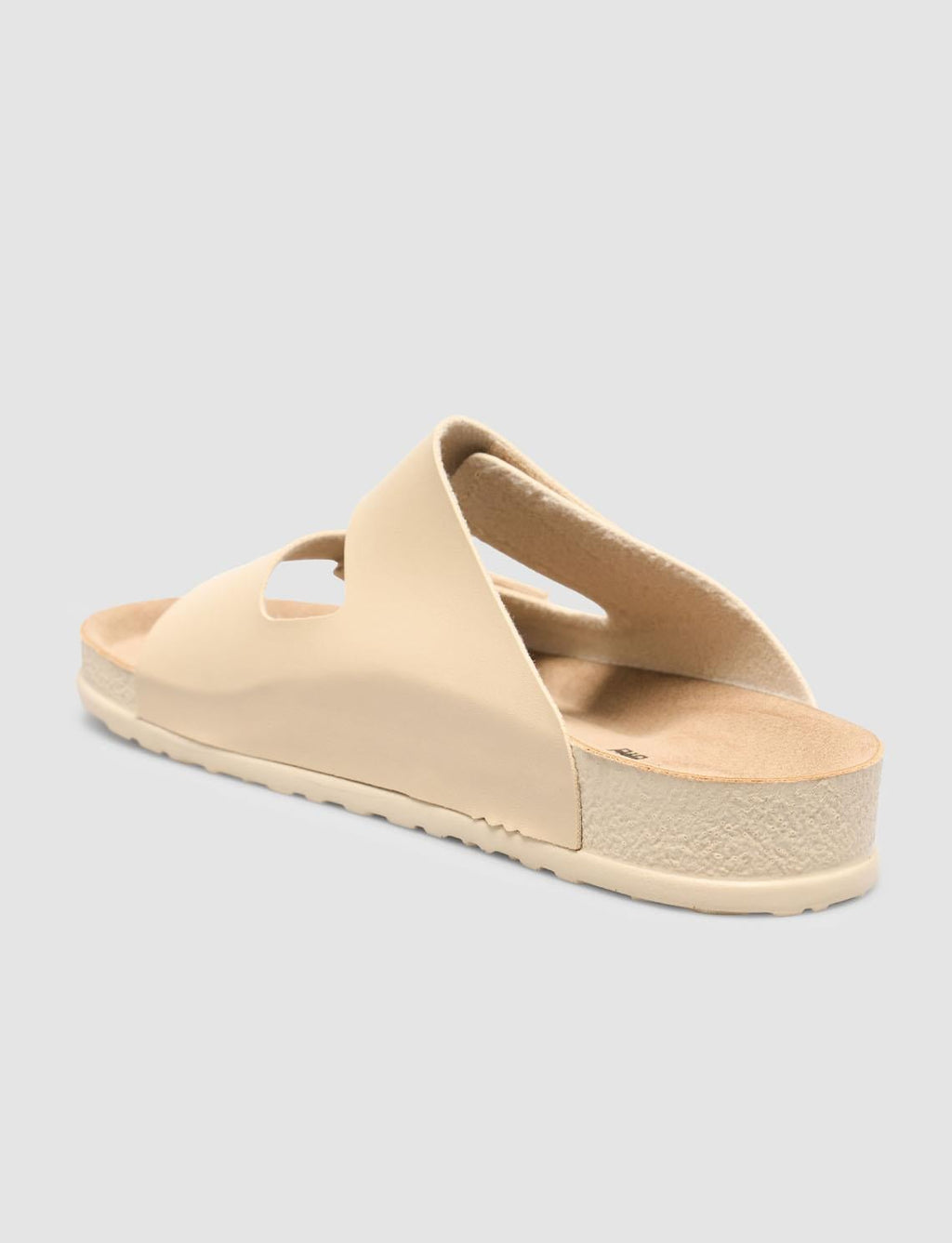 Velcro Beige Women's Slippers