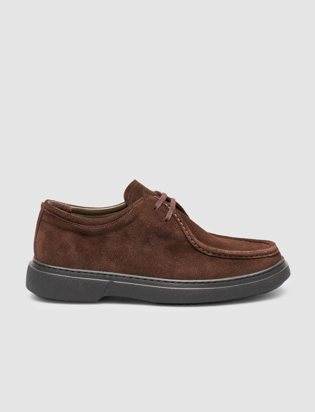 100% Suede Leather Brown Men's Casual Shoes