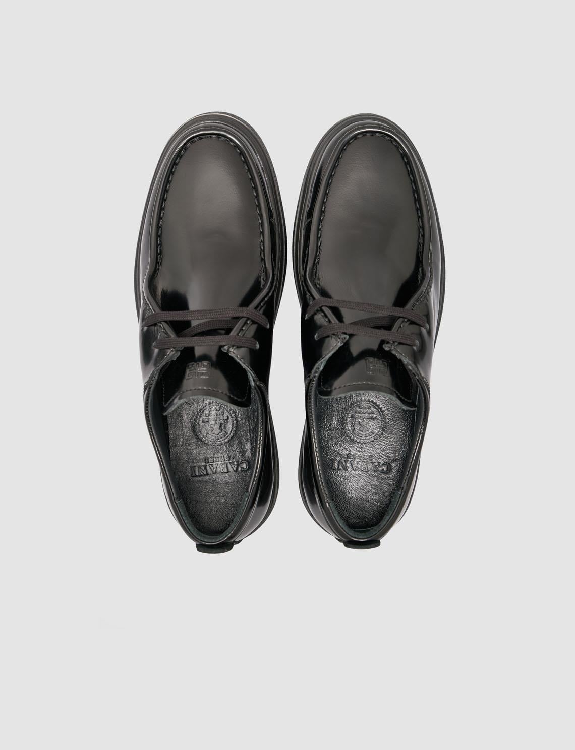 100% Open Leather Black Men's Casual Shoes