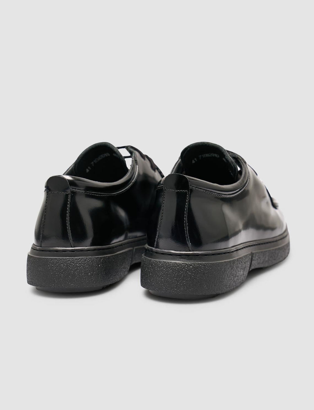 100% Open Leather Black Men's Casual Shoes