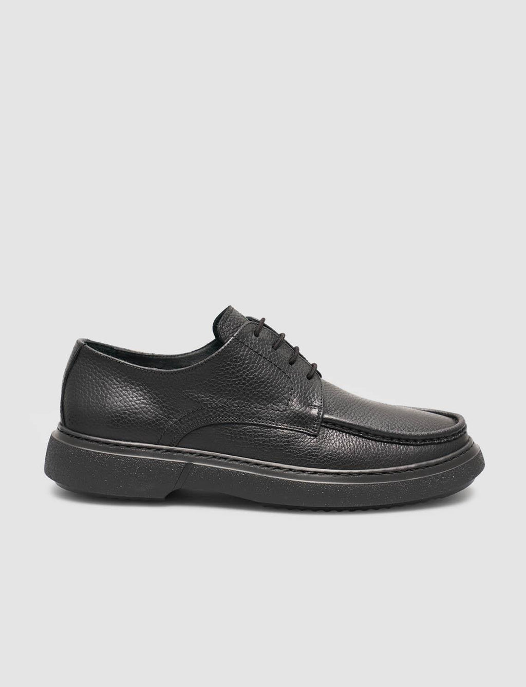 Genuine Leather Black Men's Winter Casual Shoes