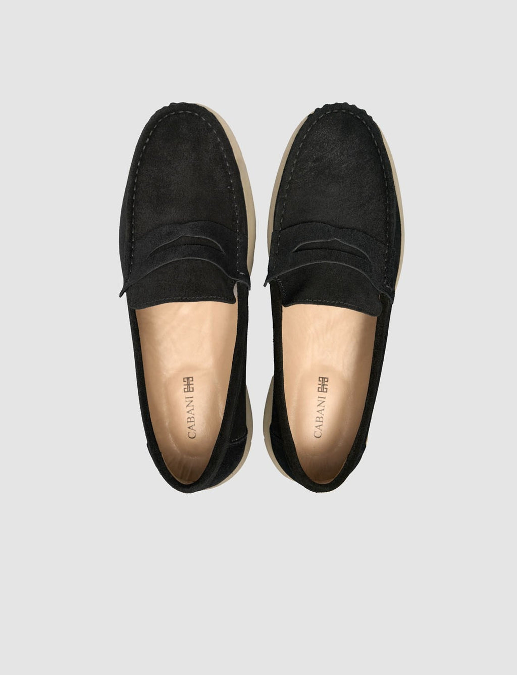 Black Genuine Leather Men's Loafer Shoes
