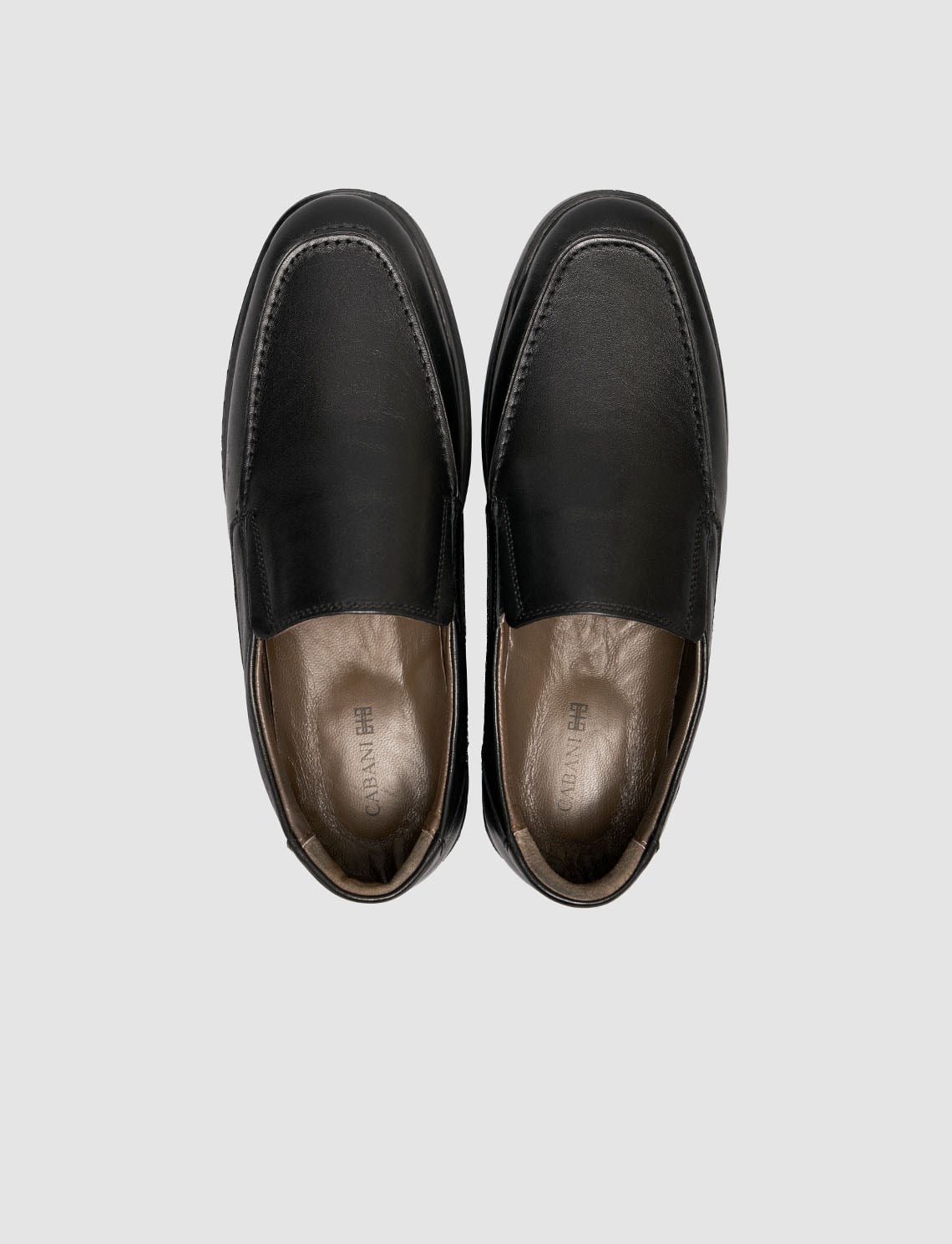 Black Genuine Leather Men's Classic Shoes