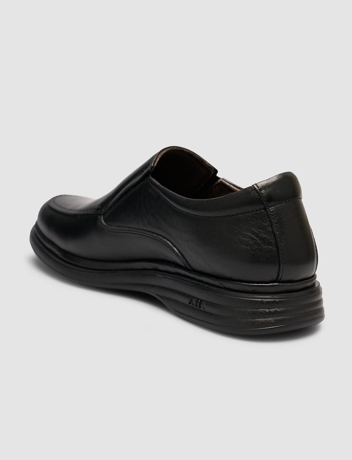 Black Genuine Leather Men's Classic Loafer Shoes
