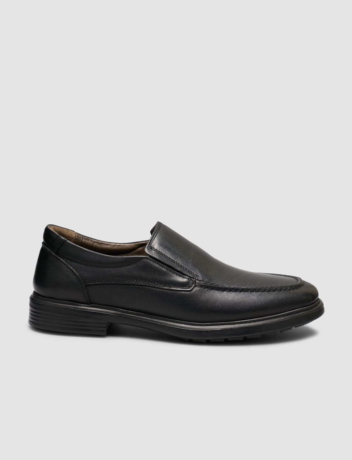 Black Genuine Leather Men's Classic Shoes
