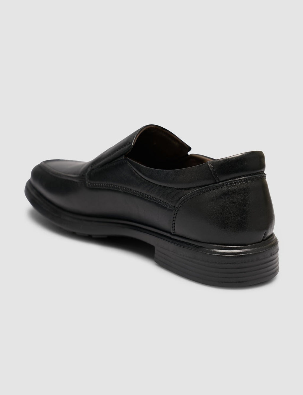 Black Genuine Leather Men's Classic Shoes
