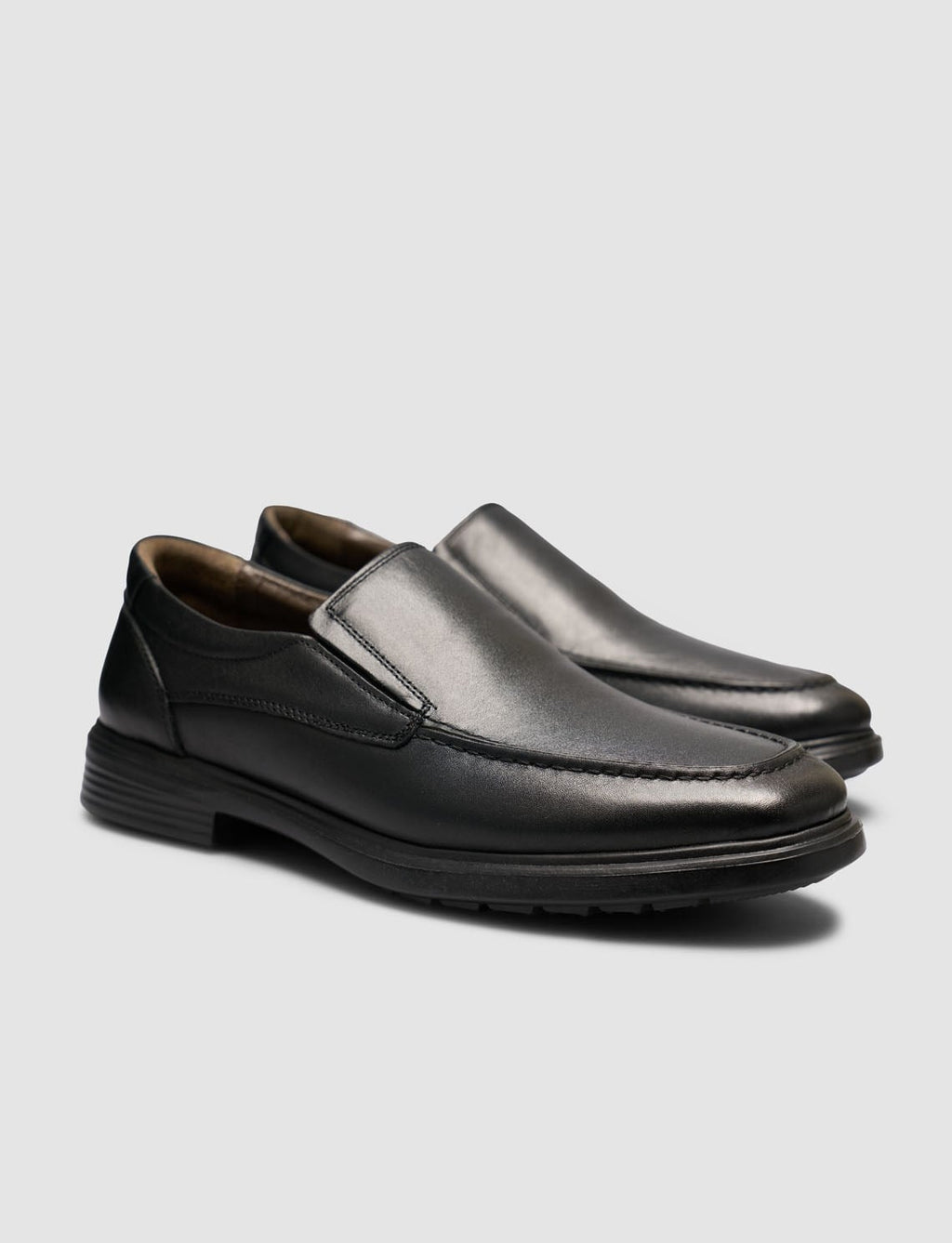 Black Genuine Leather Men's Classic Shoes