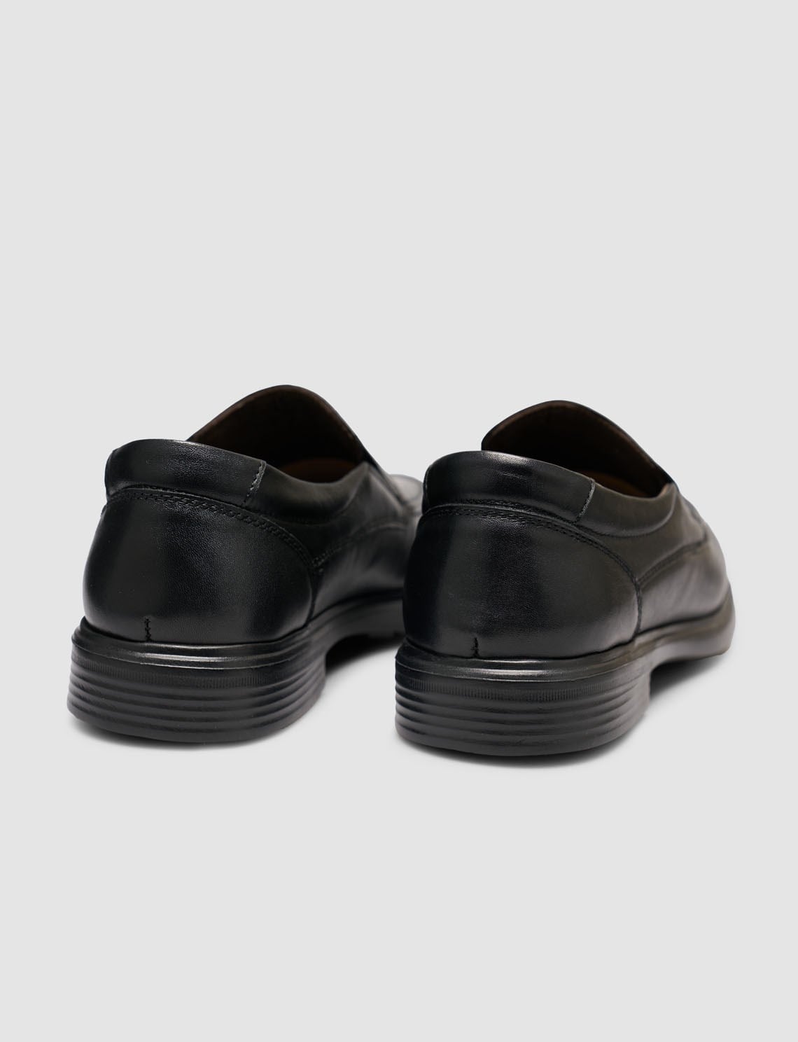 Black Genuine Leather Men's Classic Shoes