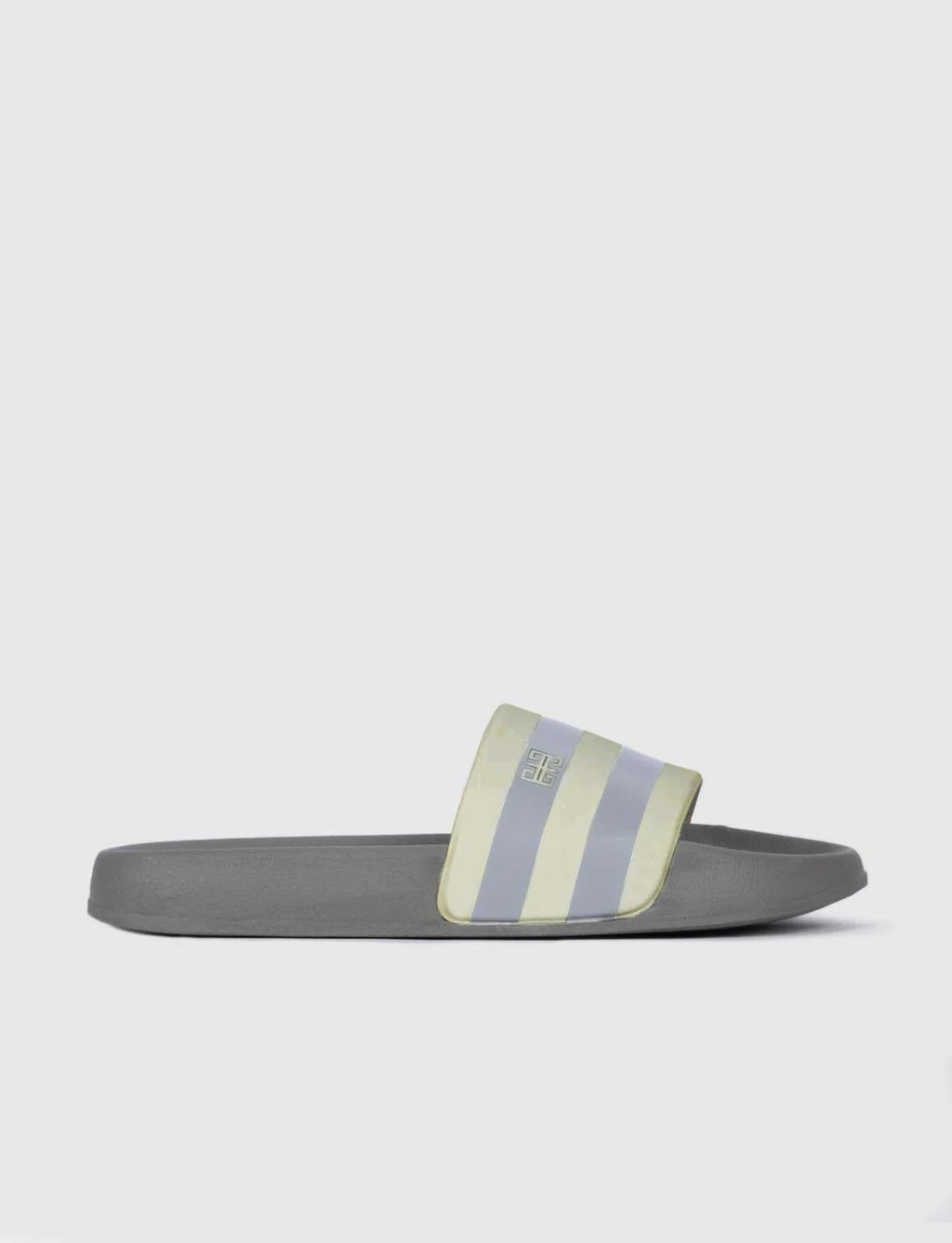 White - Grey Men's Slippers