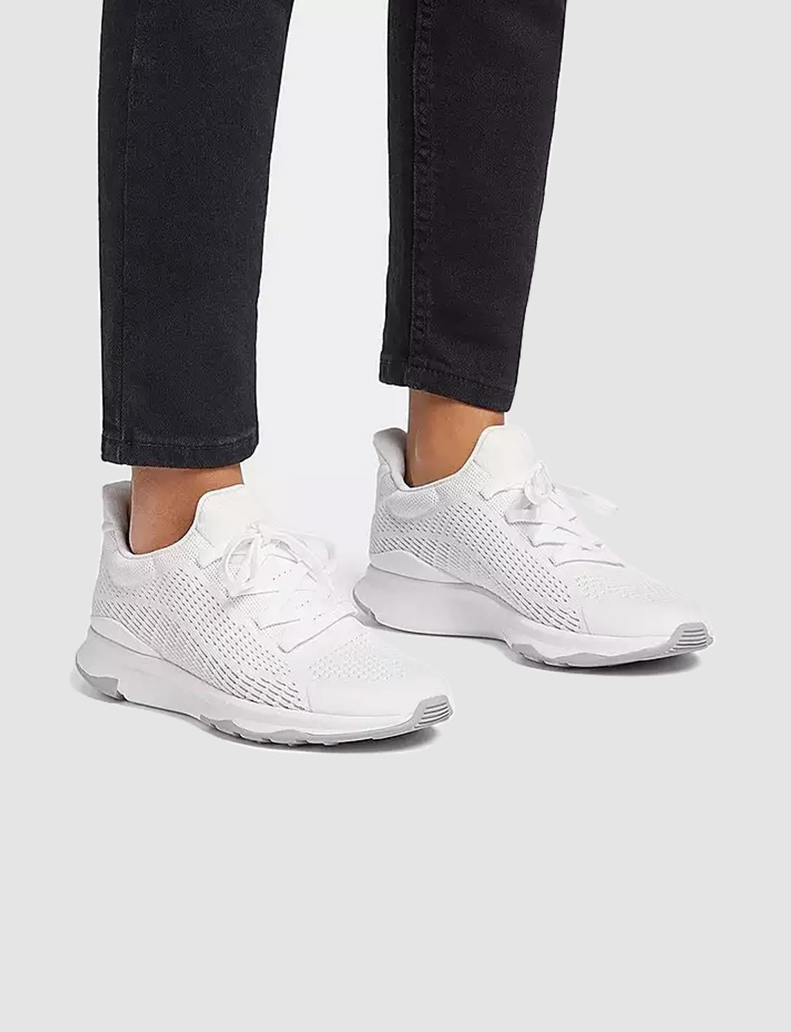 Fitflop VITAMIN FFX GB7 Mesh White Women's Athletic Shoes