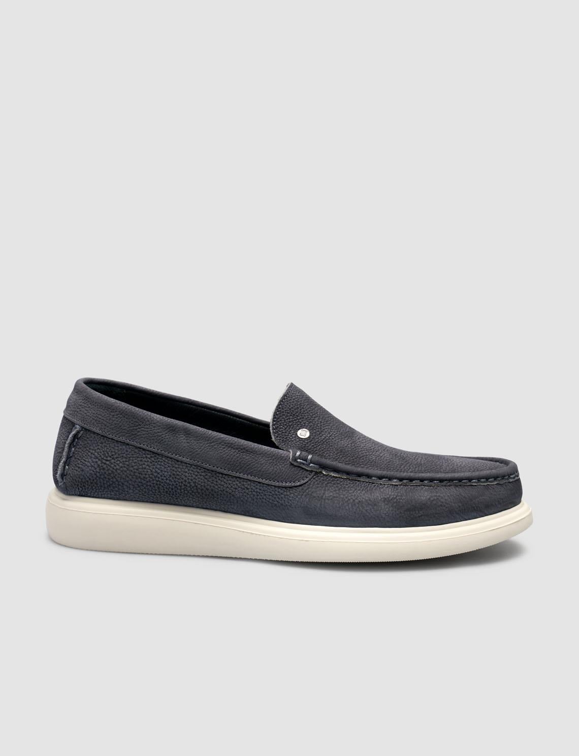 Smoked Nubuck Men's Loafer Shoes