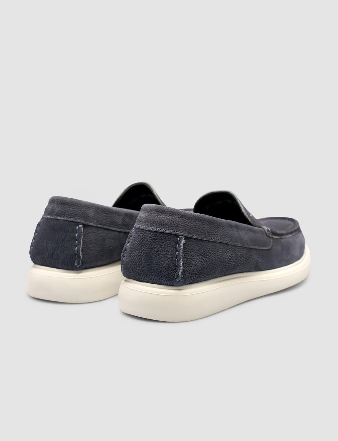 Smoked Nubuck Men's Loafer Shoes