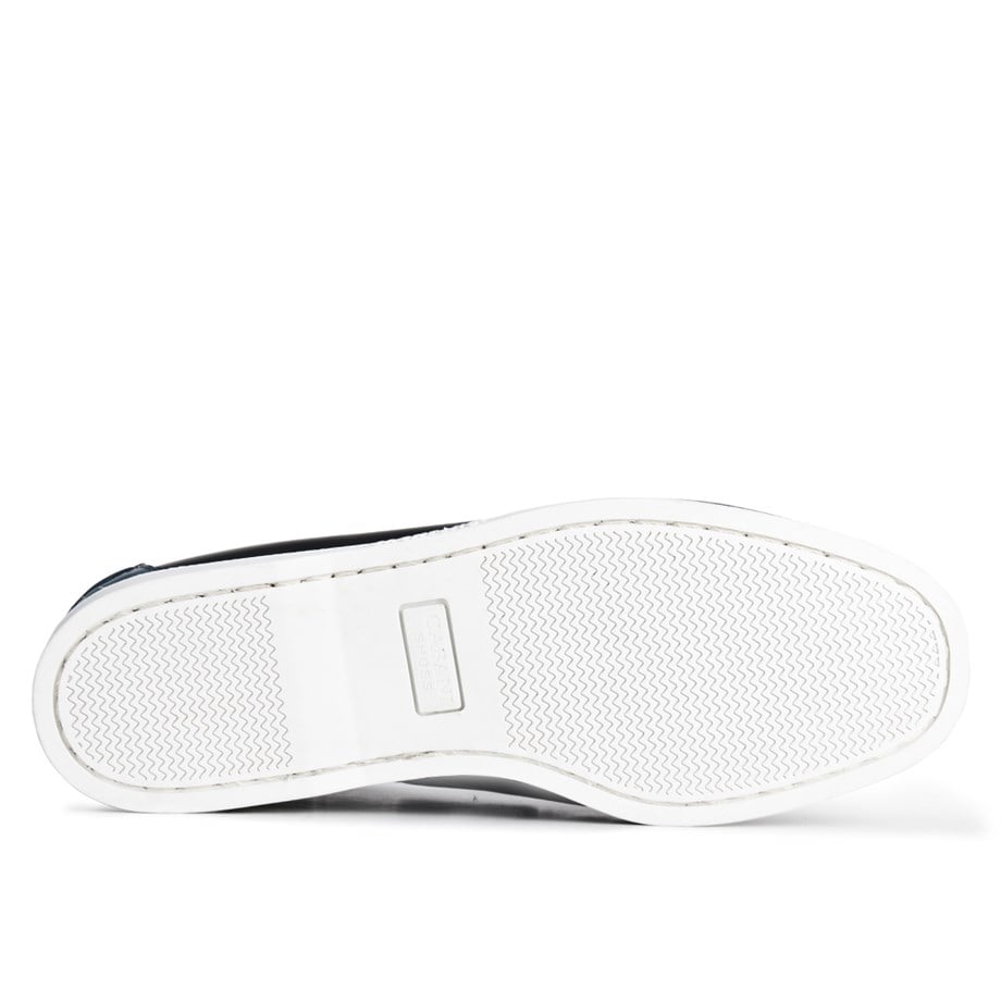 Genuine Leather Navy Blue Men's Shoes
