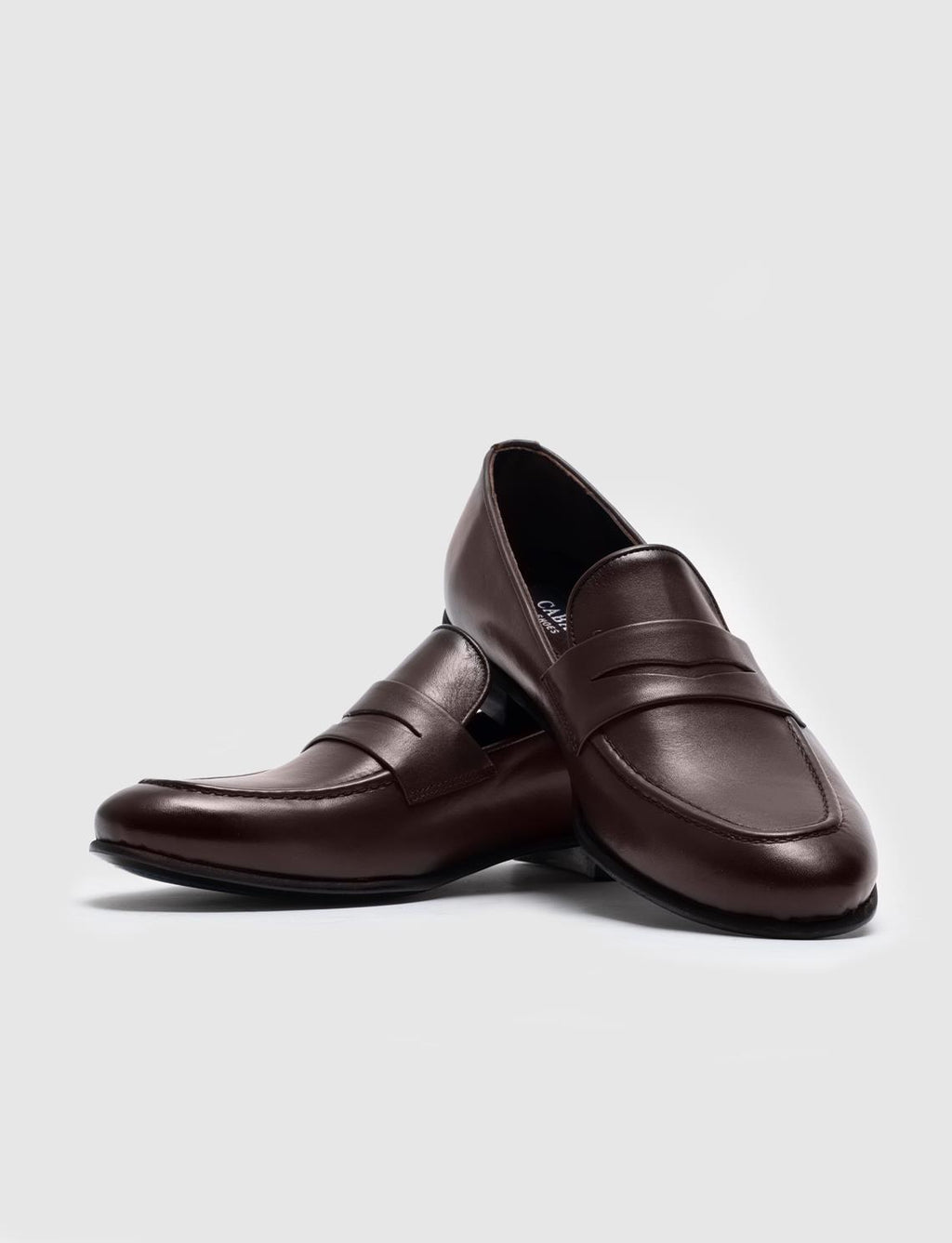 Men's Genuine Leather Classic Brown Shoes