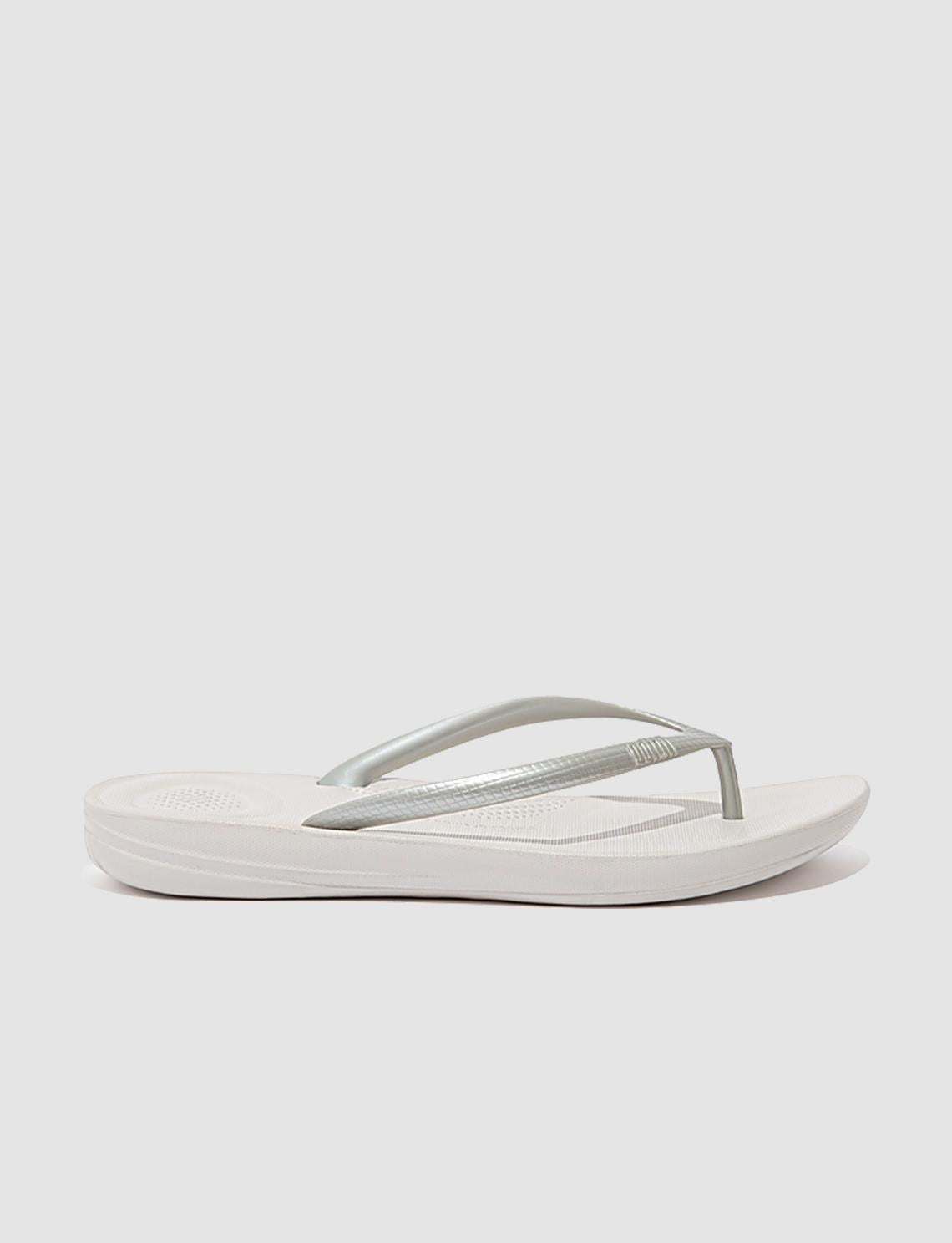 Fitflop IQUSHION ERGONOMIC E54 Silver Women's Flip-Flops