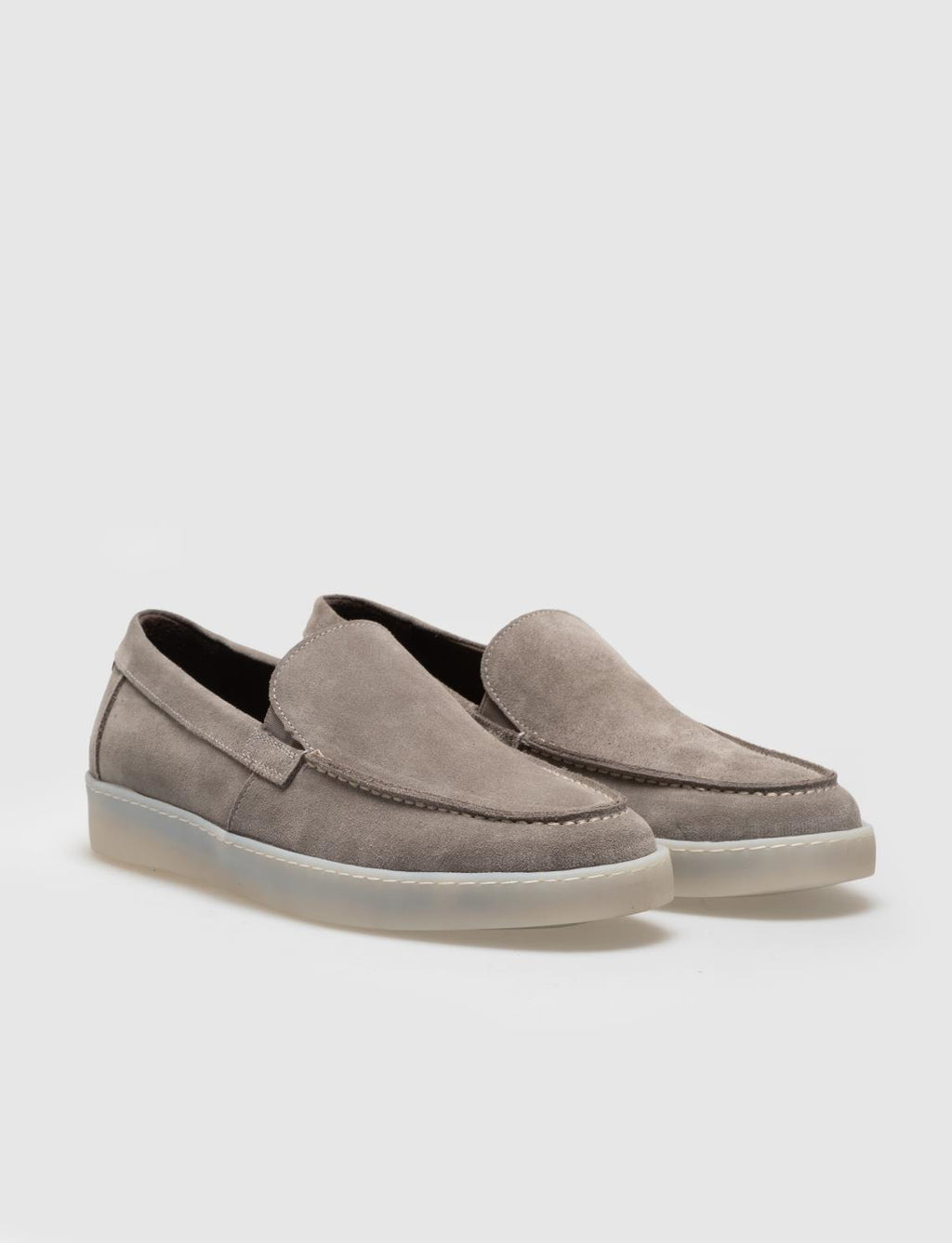 Genuine Leather Beige Suede Men's Casual Shoes