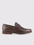 Genuine Leather EVA Sole Brown Men's Casual Shoes