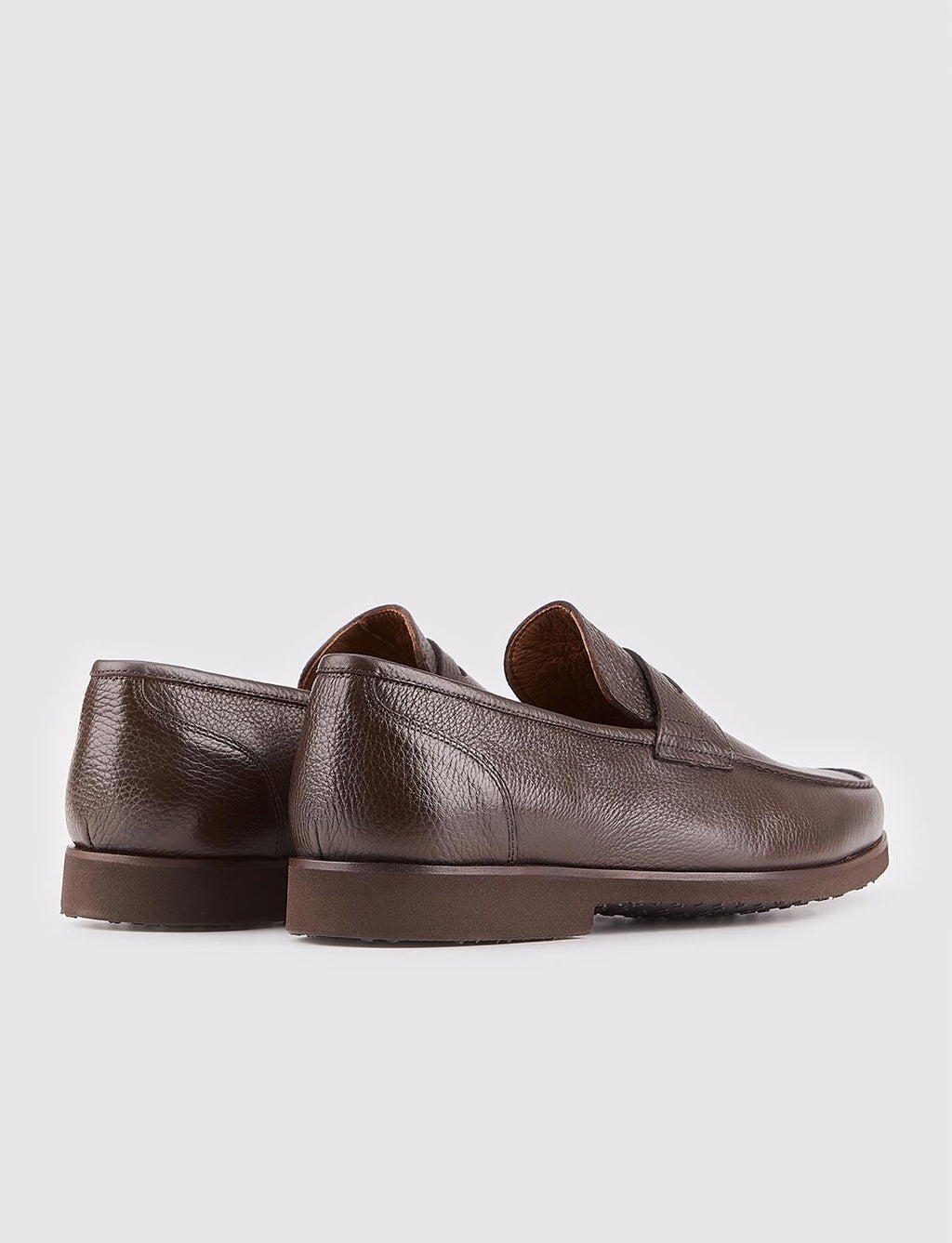 Genuine Leather EVA Sole Brown Men's Casual Shoes