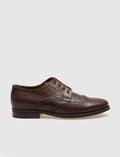 Genuine Leather Brown Lace-up Patterned Men's Casual Shoes