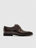 Genuine Leather Brown Lace-up Men's Classic Shoes