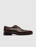 Genuine Leather Brown Lace-up Men's Classic Shoes