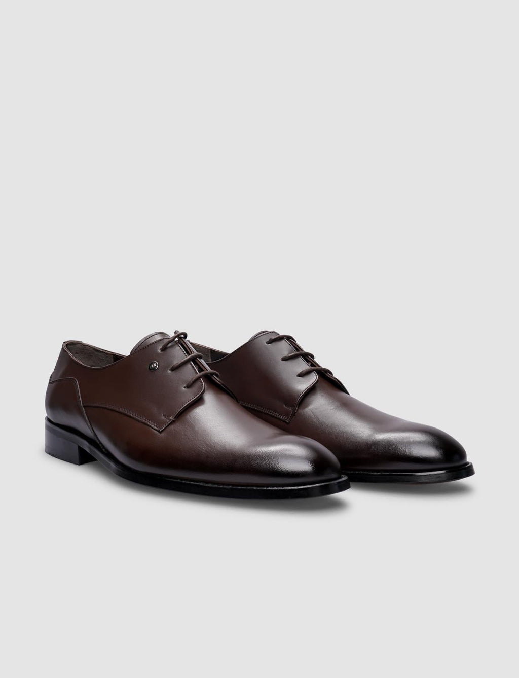 Genuine Leather Brown Lace-up Men's Classic Shoes