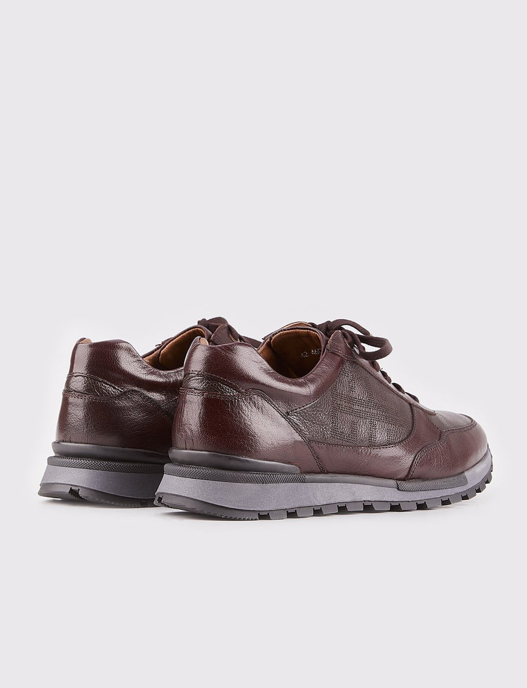 Genuine Leather Upholstered Lace-up Men's Casual Shoes