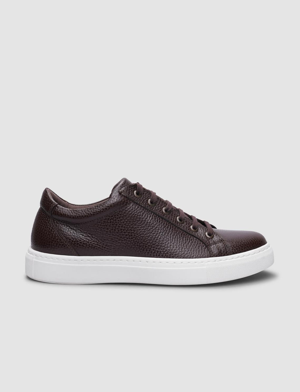 100% Genuine Leather Brown Lace-up Men's Casual Shoes