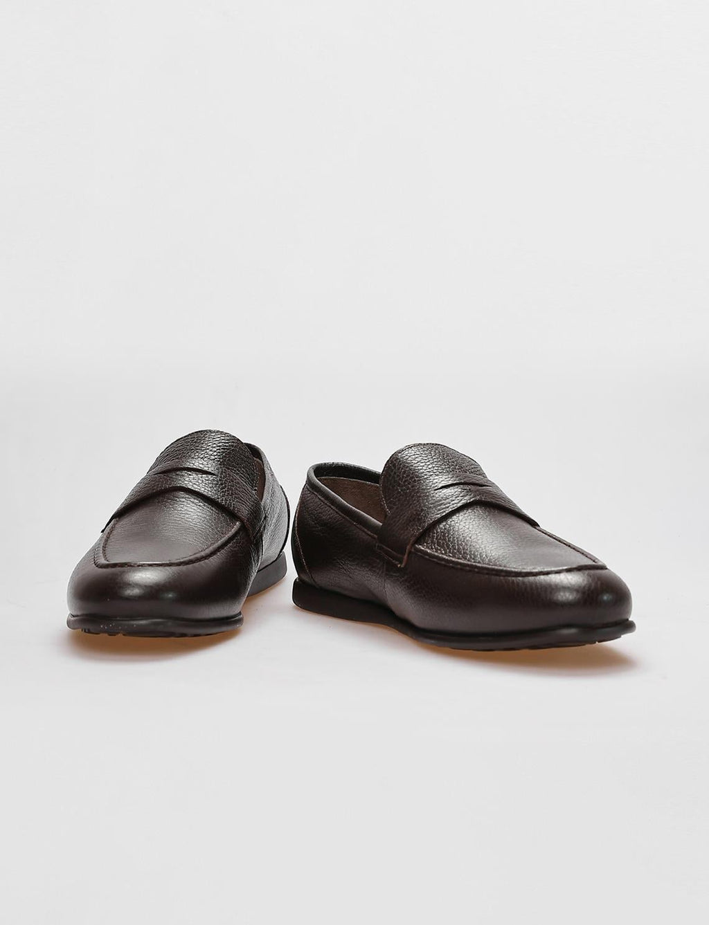 Genuine Leather Brown Men's Casual Shoes