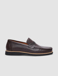 Genuine Leather Brown Men's Casual Shoes