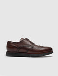 Genuine Leather Brown Lace-up Men's Casual Shoes