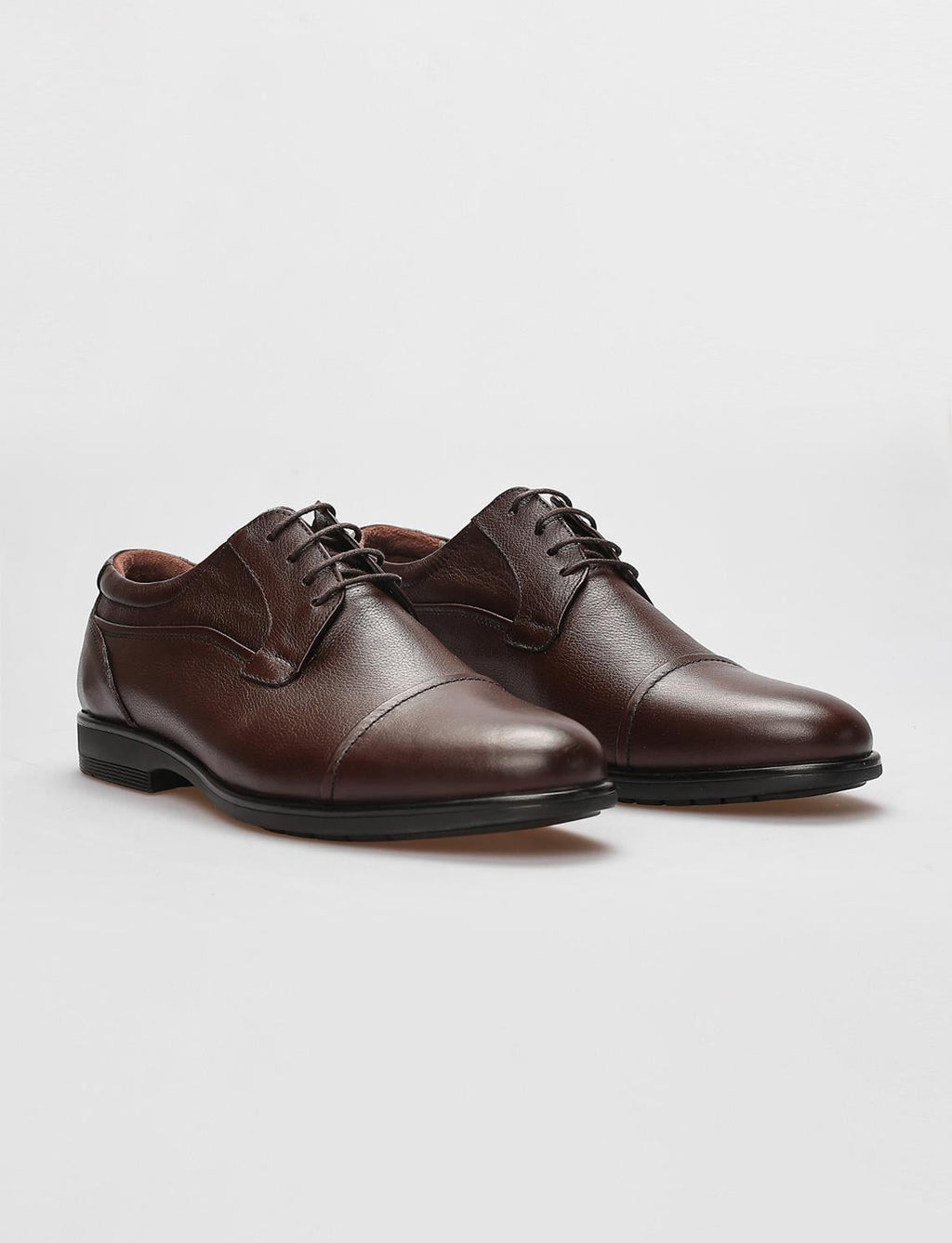 Genuine Leather Brown Lace-up Men's Casual Shoes