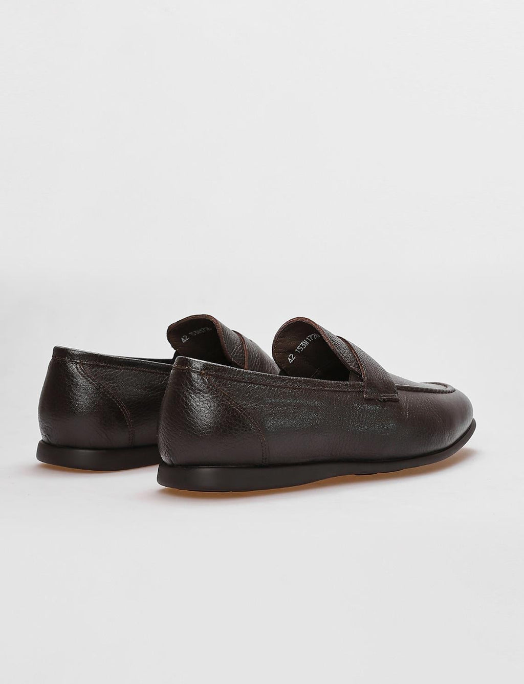 Genuine Leather Brown Men's Casual Shoes
