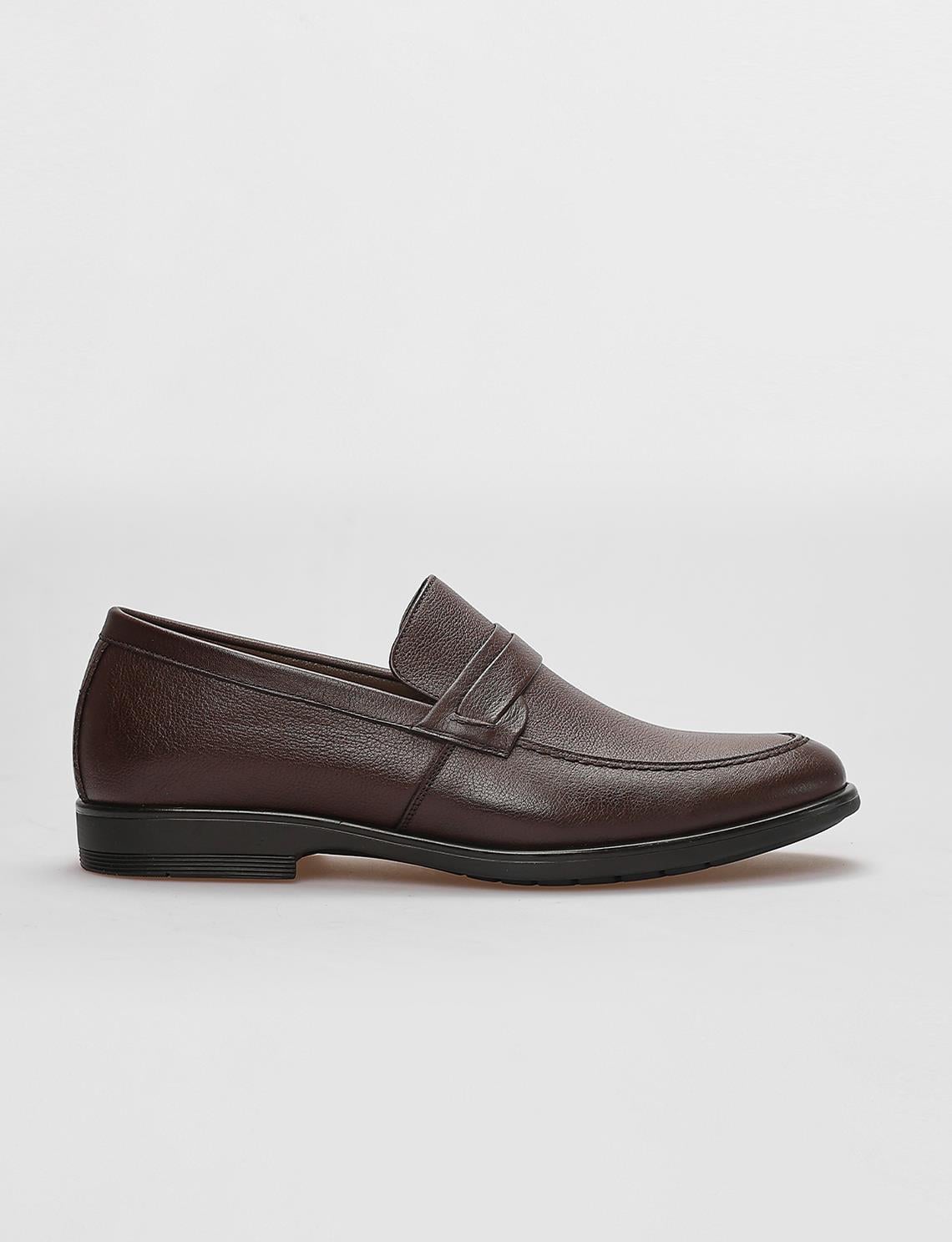 Genuine Leather Brown Men's Classic Shoes