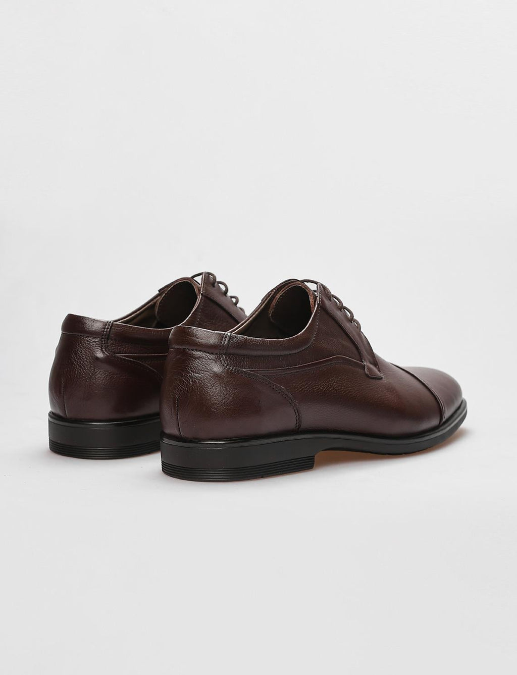 Genuine Leather Brown Lace-up Men's Casual Shoes