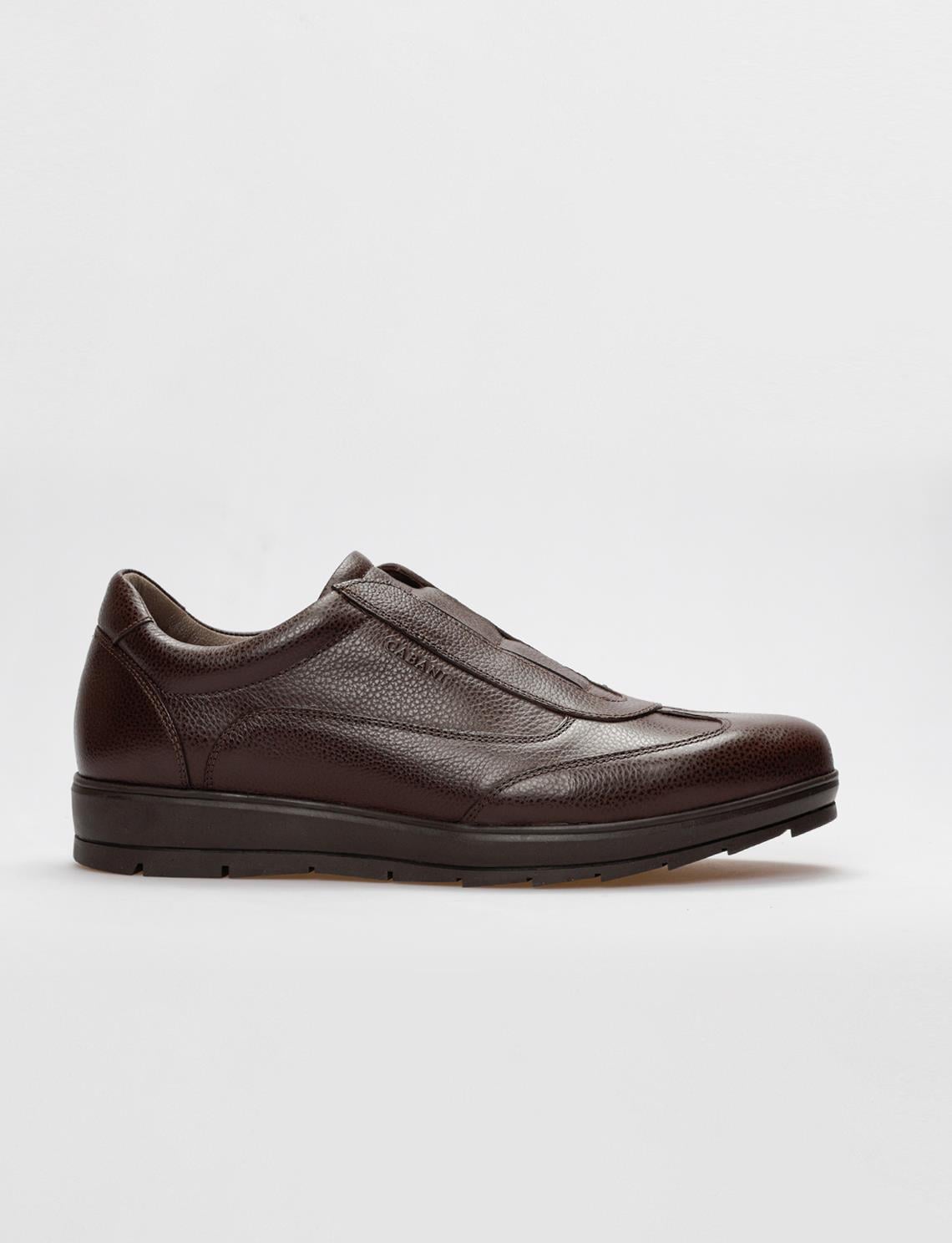 Genuine Leather Brown Men's Casual Shoes