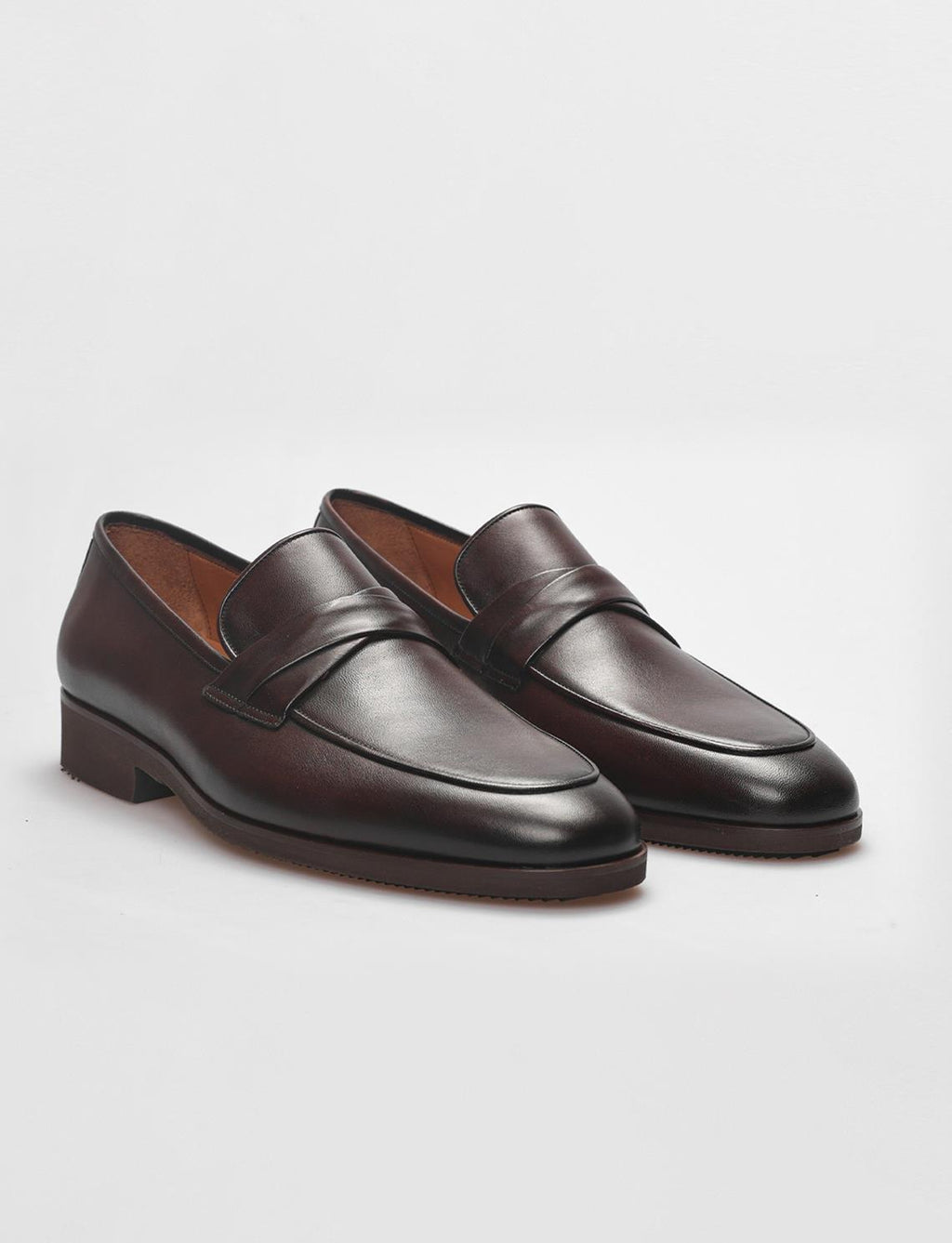 Genuine Leather Brown Men's Classic Shoes