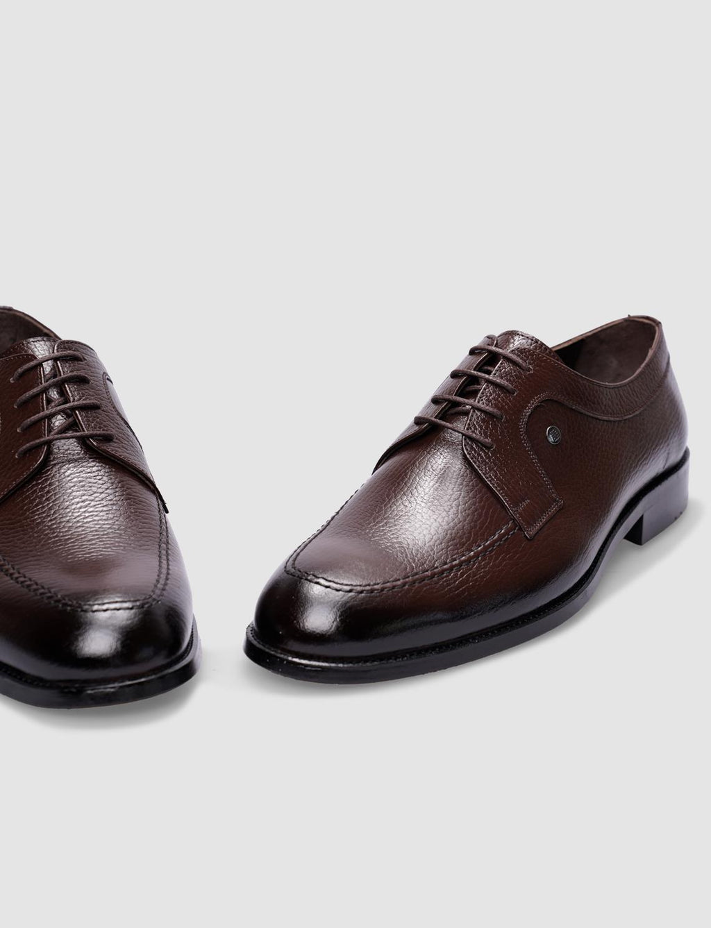Genuine Leather Brown Lace-up Men's Classic Shoes