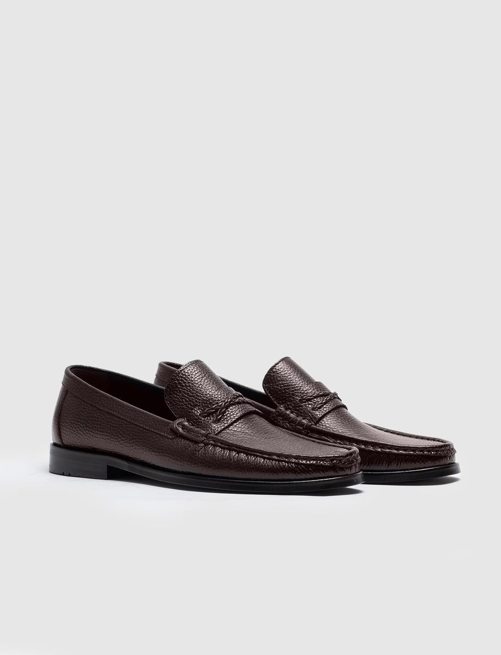 Genuine Leather Brown Men's Casual Shoes