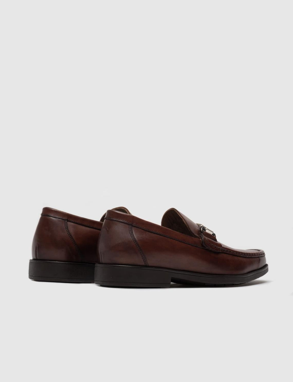 Genuine Leather Brown Men's Casual Shoes