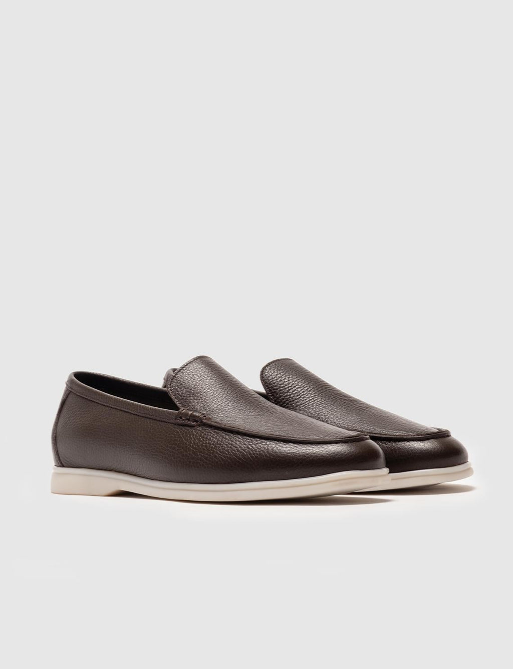 Genuine Leather Brown Men's Casual Shoes