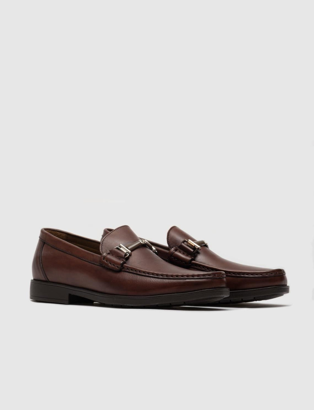 Genuine Leather Brown Men's Casual Shoes