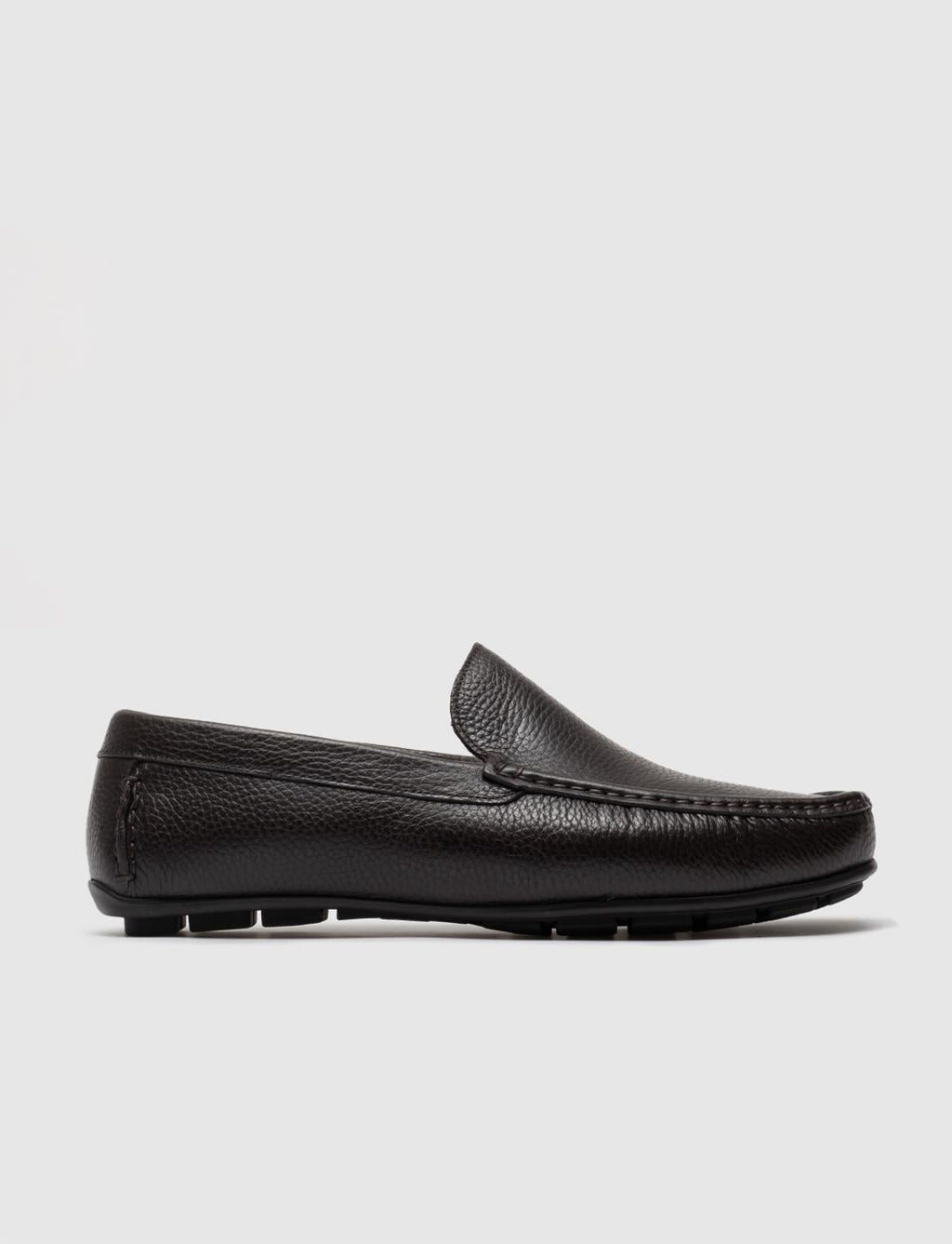Genuine Leather Dark Brown Men's Loafer