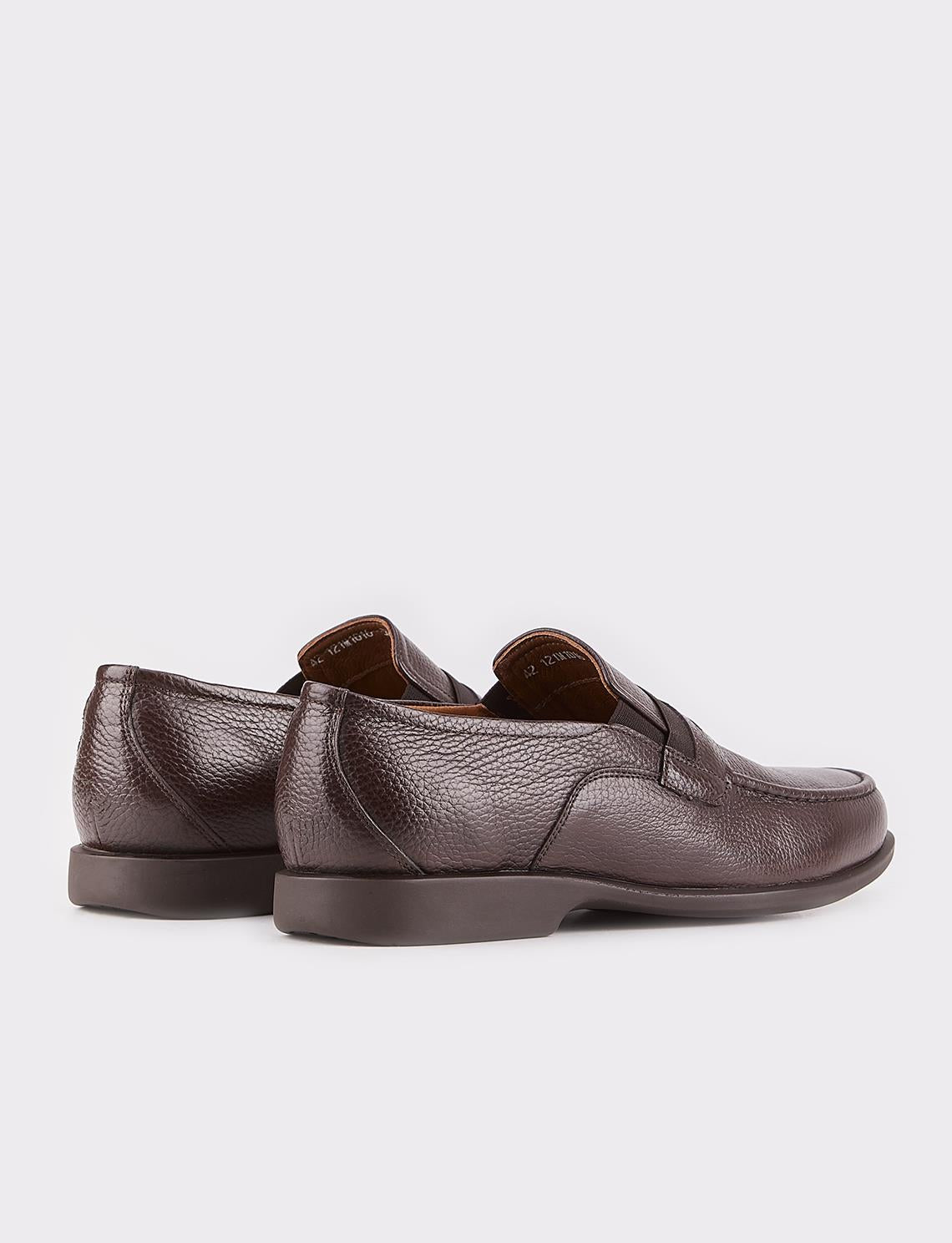 Genuine Leather Brown Men's Loafer