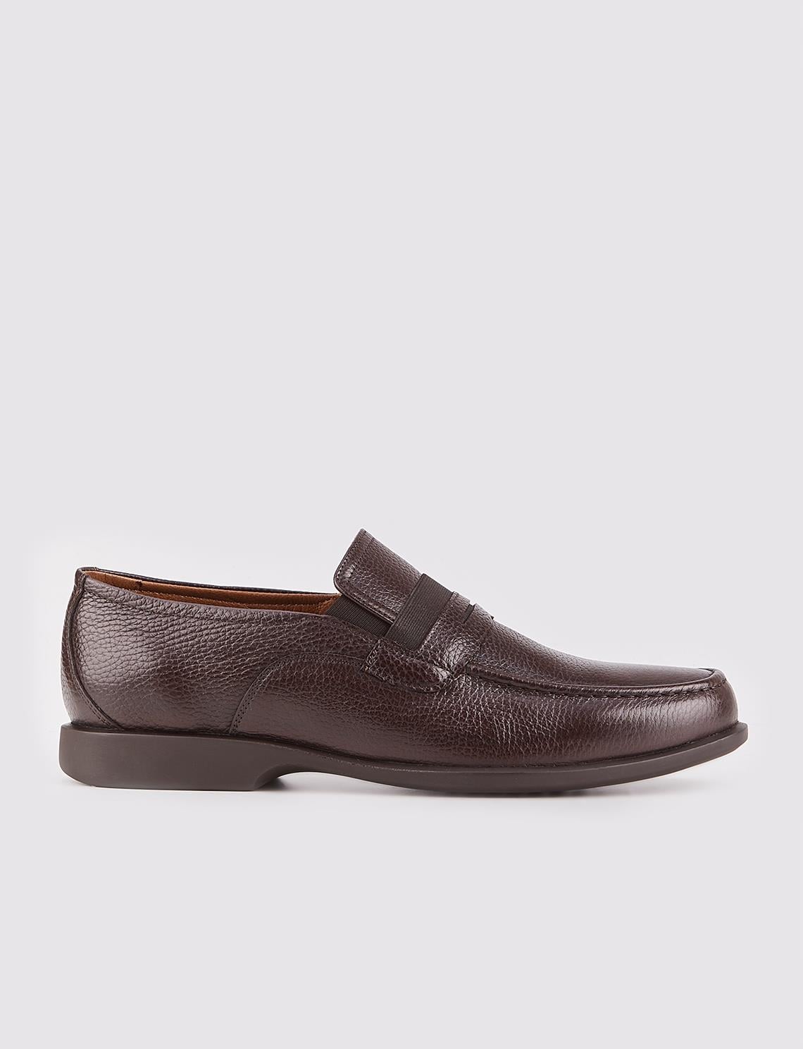 Genuine Leather Brown Men's Loafer