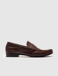 Genuine Leather Brown Classic Men's Loafer Shoes