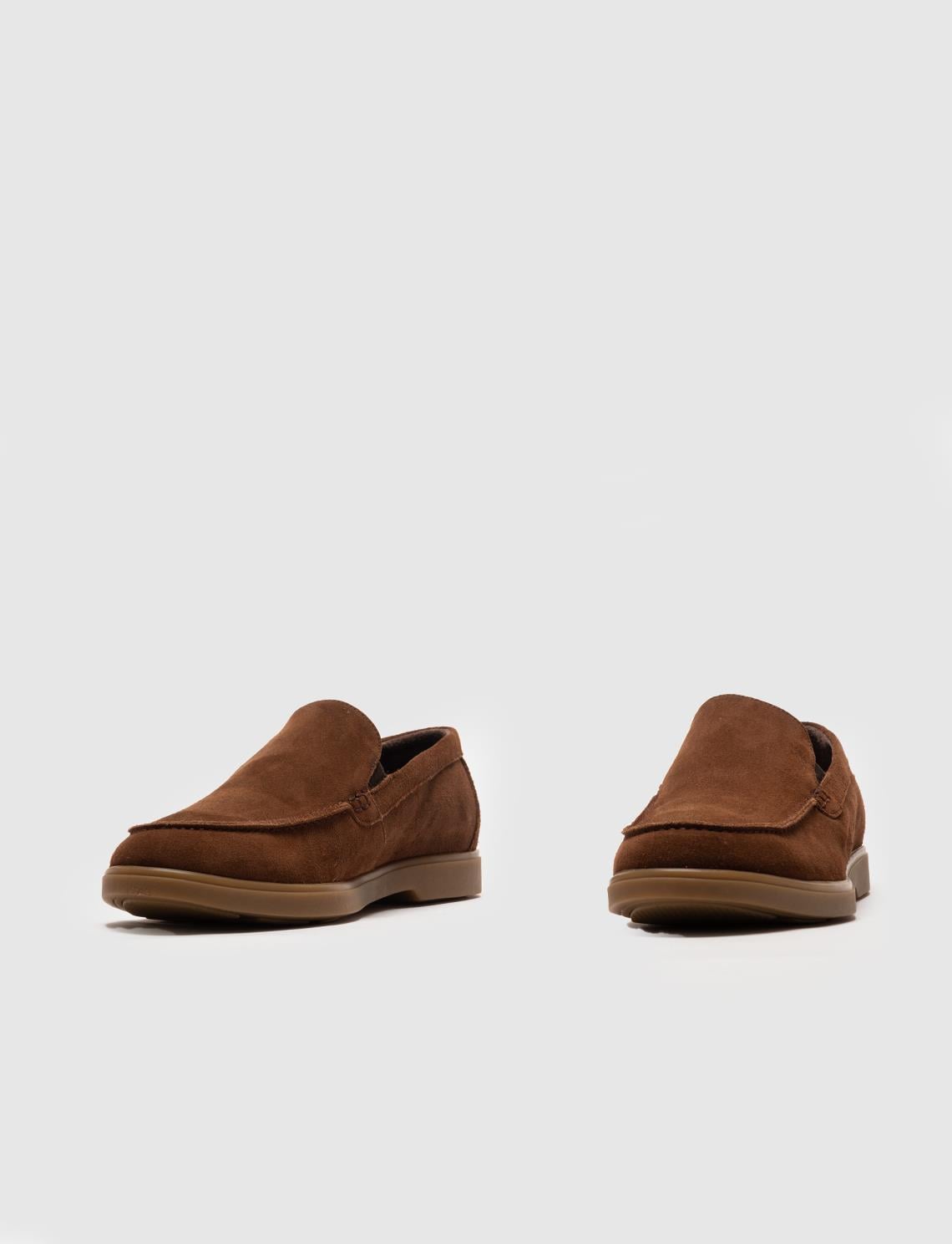 Genuine Leather Lining Brown Men's Casual Shoes